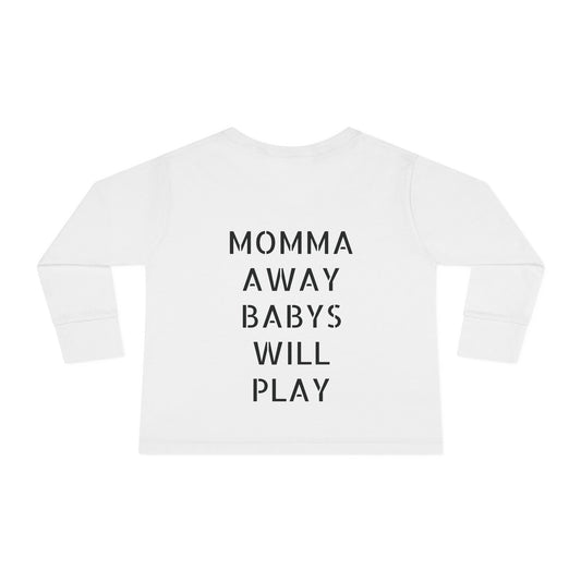 Skate Kid Mafia Toddler Long Sleeve Tee, Cozy Toddler Top, Kids Skate Shirt, Baby Shower Gift, Fun Playwear