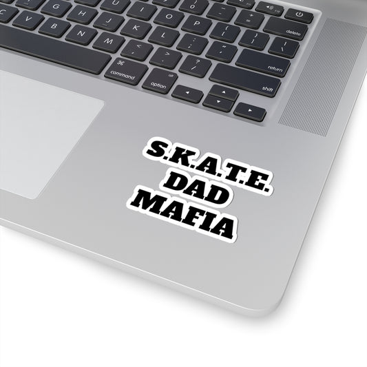 Skate Dad Mafia Stickers | Cool Skateboard Stickers for Dads, Vinyl Decals, Funny Gift, Skate Culture Decor, Sports Enthusiasts