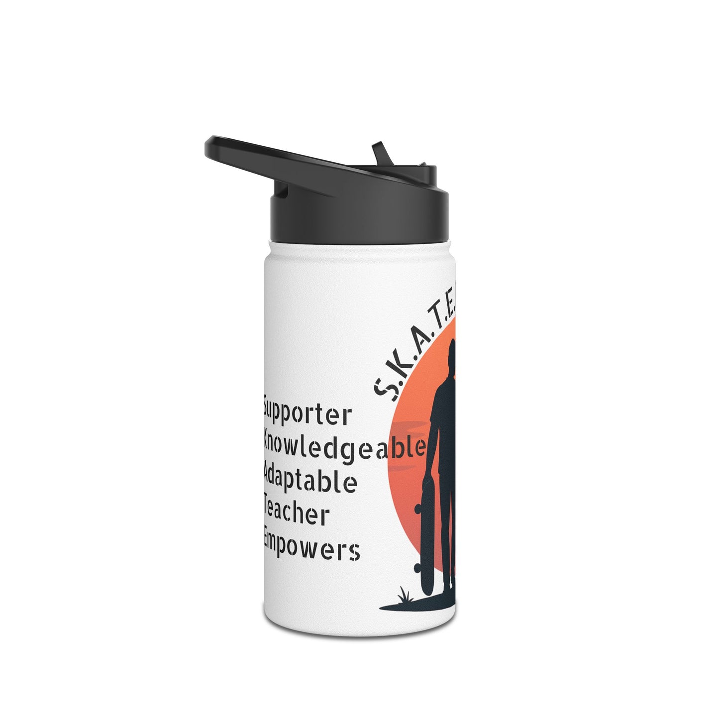 SKATE Dad mafia Stainless Steel Water Bottle | Motivational Gifts for Dads, Summer Hikes, Sport Events, Eco-Friendly Hydration