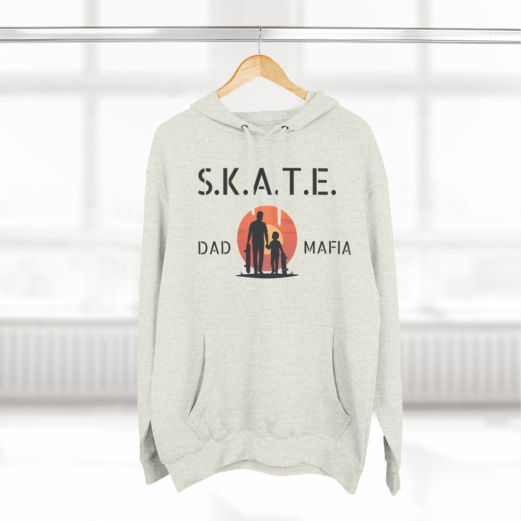 Skate Dad Hoodie – Supportive, Funny Gift for Skateboarding Parents, Perfect for Father's Day, Birthday, Casual Wear