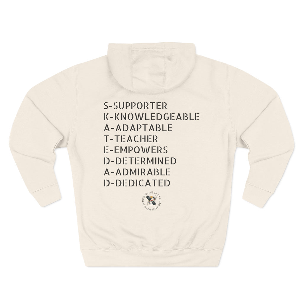 Skate Dad Hoodie – Supportive, Funny Gift for Skateboarding Parents, Perfect for Father's Day, Birthday, Casual Wear
