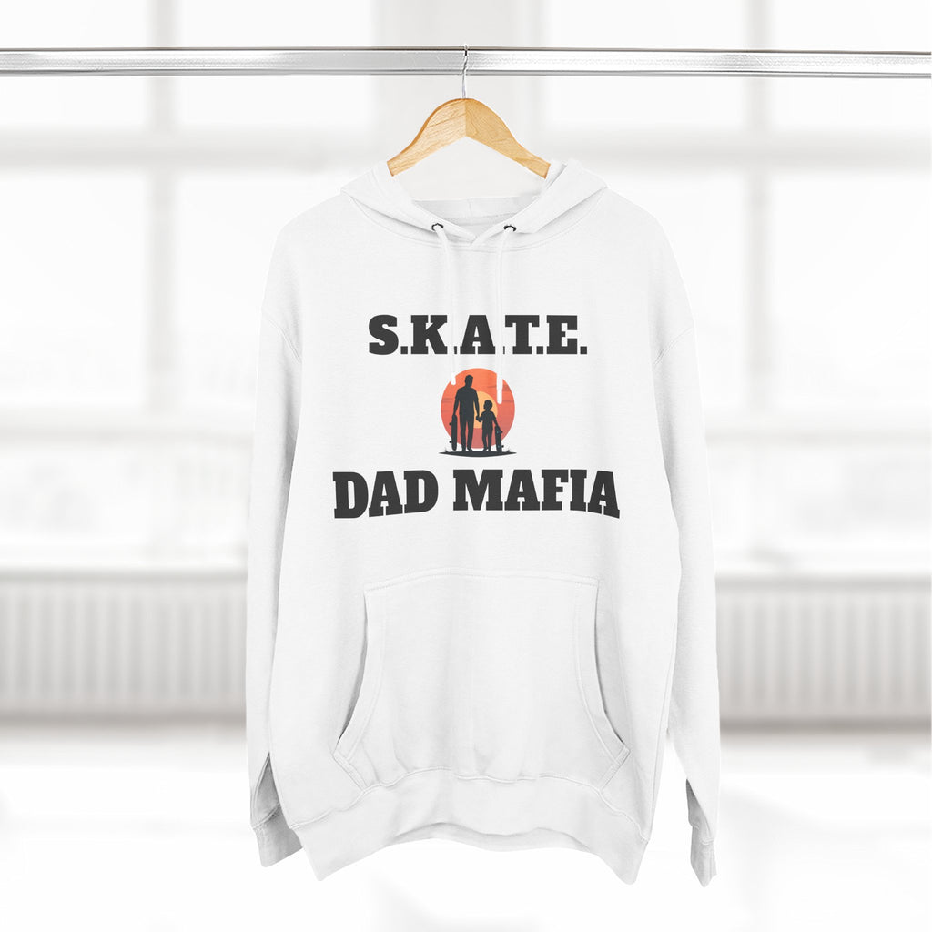 Hoodie — S.K.A.T.E. Dad Mafia Skateboarding Hoodie (Supporter, Knowledgeable, Adaptable)