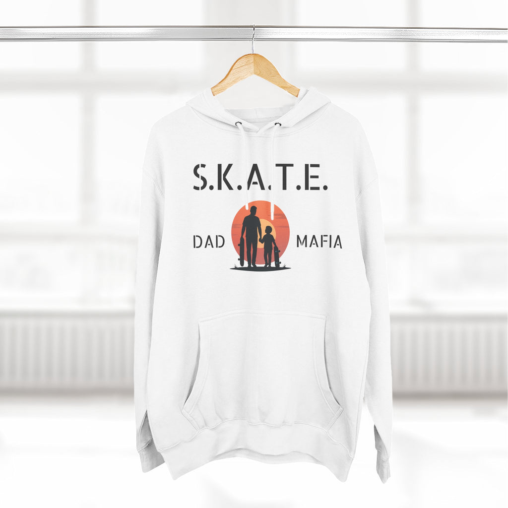 Skate Dad Hoodie – Supportive, Funny Gift for Skateboarding Parents, Perfect for Father's Day, Birthday, Casual Wear