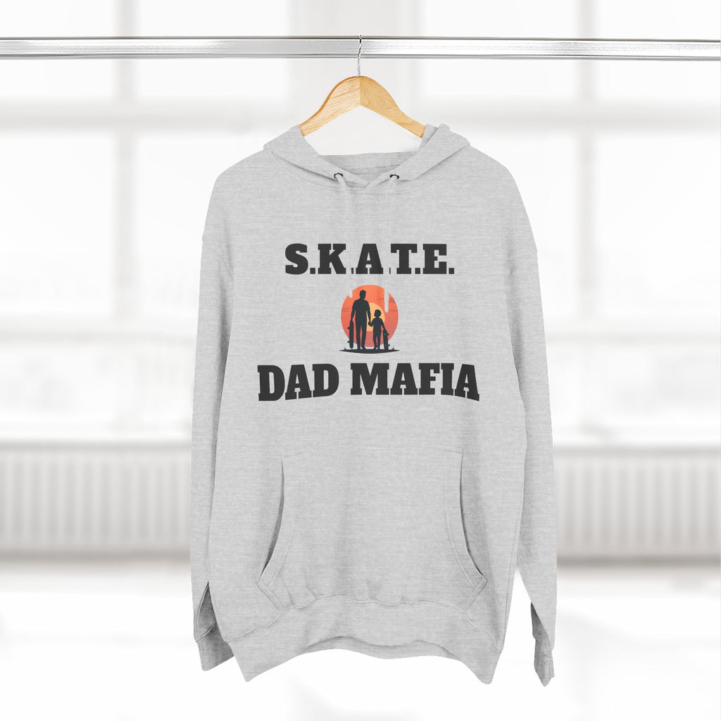 Hoodie — S.K.A.T.E. Dad Mafia Skateboarding Hoodie (Supporter, Knowledgeable, Adaptable)