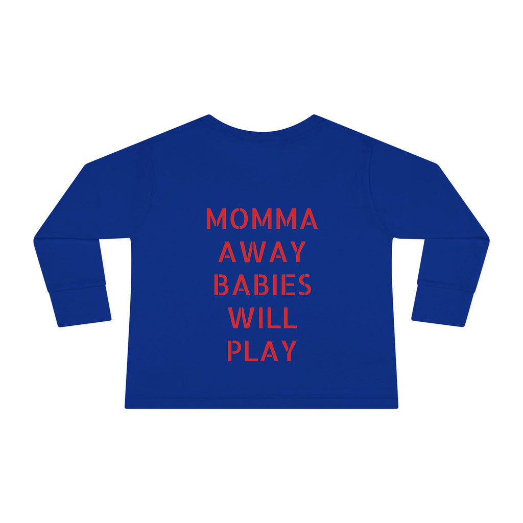 Skate Kid Mafia Toddler Long Sleeve Tee, Cozy Toddler Top, Kids Skate Shirt, Baby Shower Gift, Fun Playwear