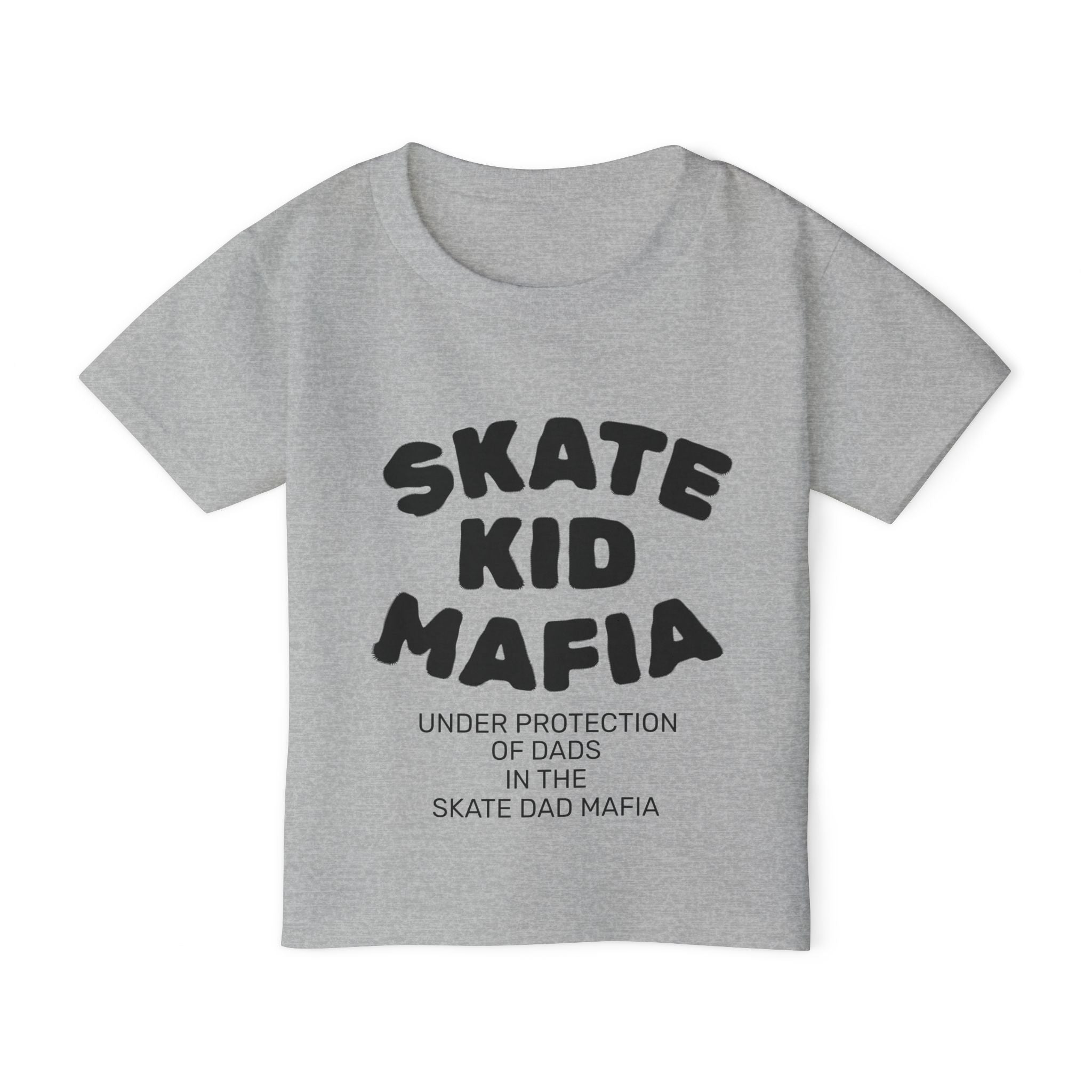 Toddler T‑Shirt — “Skate Kid Mafia” Cute Skate Dad Protection Tee