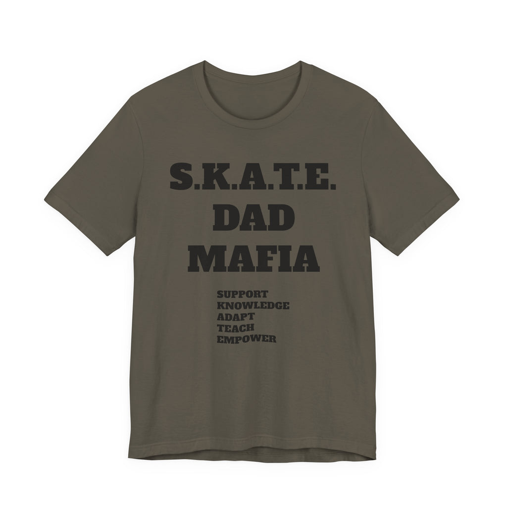 S.K.A.T.E Dad Mafia Unisex Jersey Short Sleeve Tee