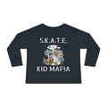 Skate Kid Mafia Toddler Long Sleeve Tee, Cozy Toddler Top, Kids Skate Shirt, Baby Shower Gift, Fun Playwear