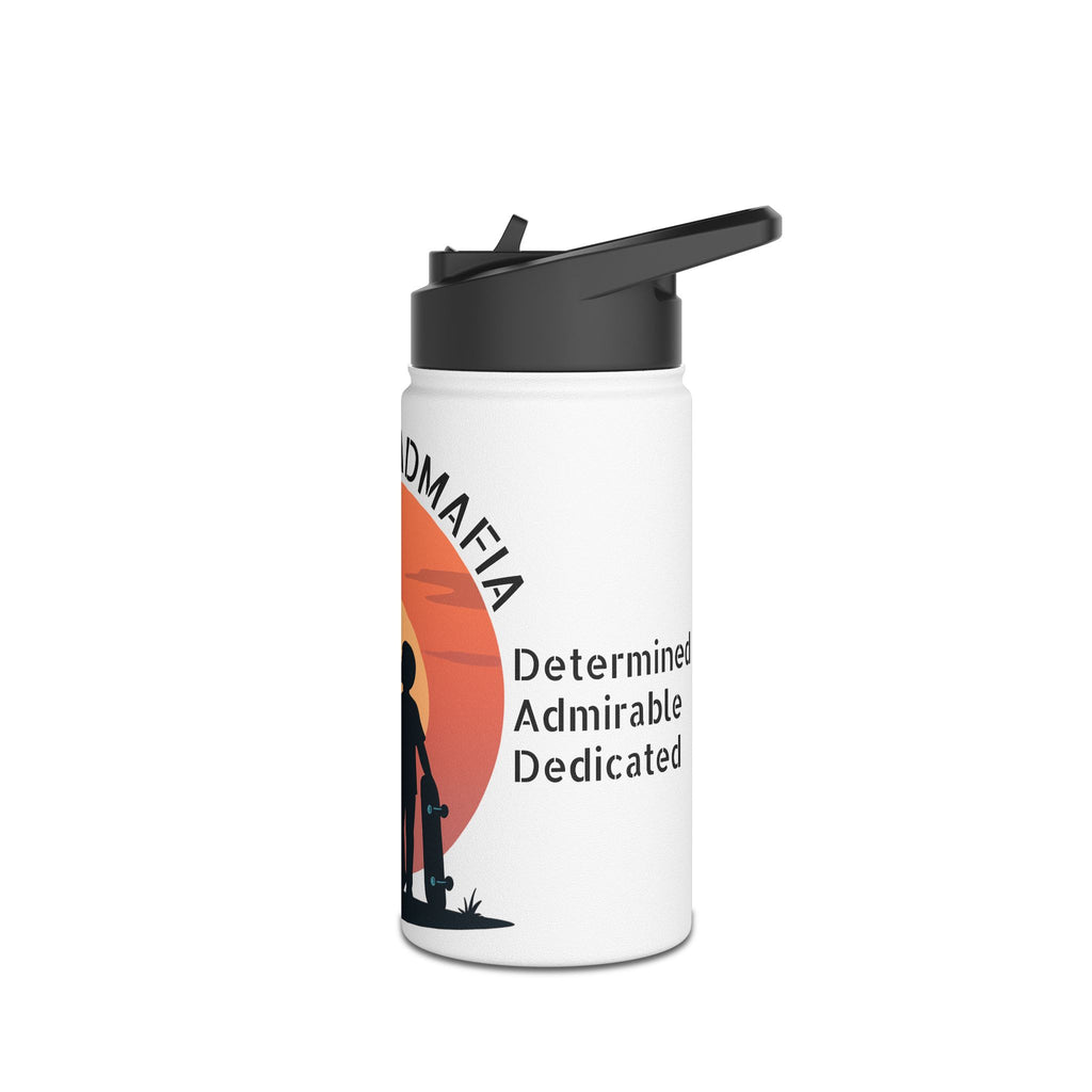 SKATE Dad mafia Stainless Steel Water Bottle | Motivational Gifts for Dads, Summer Hikes, Sport Events, Eco-Friendly Hydration