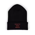 Skate Dad Embroidered Beanie | Streetwear Accessory, Winter Fashion, Cool Gift for Dads, Skateboard Enthusiasts, Casual Style
