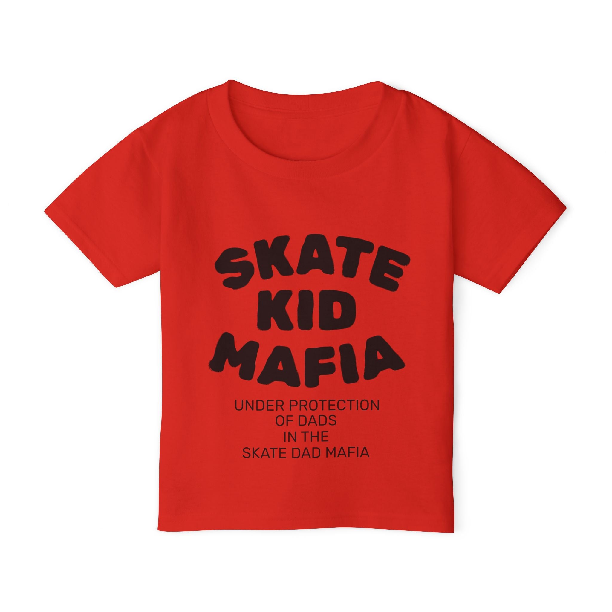 Toddler T‑Shirt — “Skate Kid Mafia” Cute Skate Dad Protection Tee