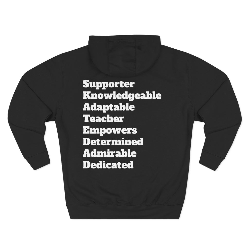 Hoodie — S.K.A.T.E. Dad Mafia Skateboarding Hoodie (Supporter, Knowledgeable, Adaptable)