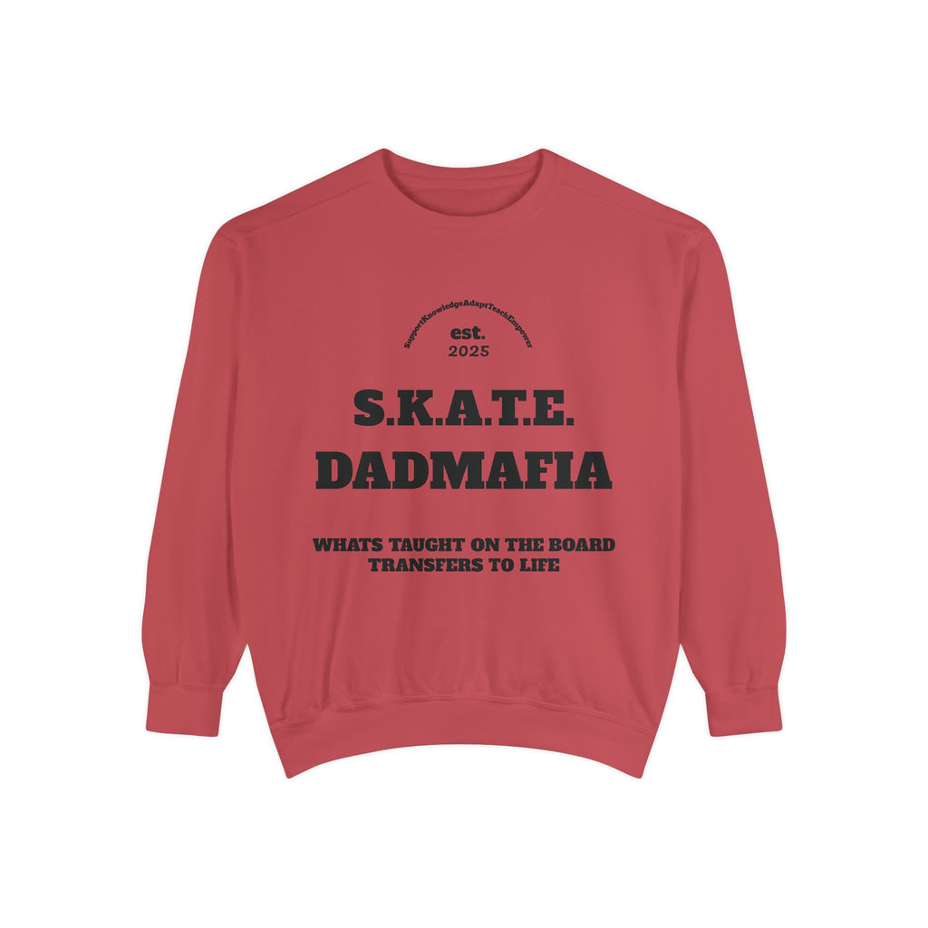 S.K.A.T.E. Dad Unisex Skateboard Sweatshirt - Dad Mafia, Streetwear Clothing, Gift for Skateboarders, Casual Fall Outfit, Unique Hoodie Alternative