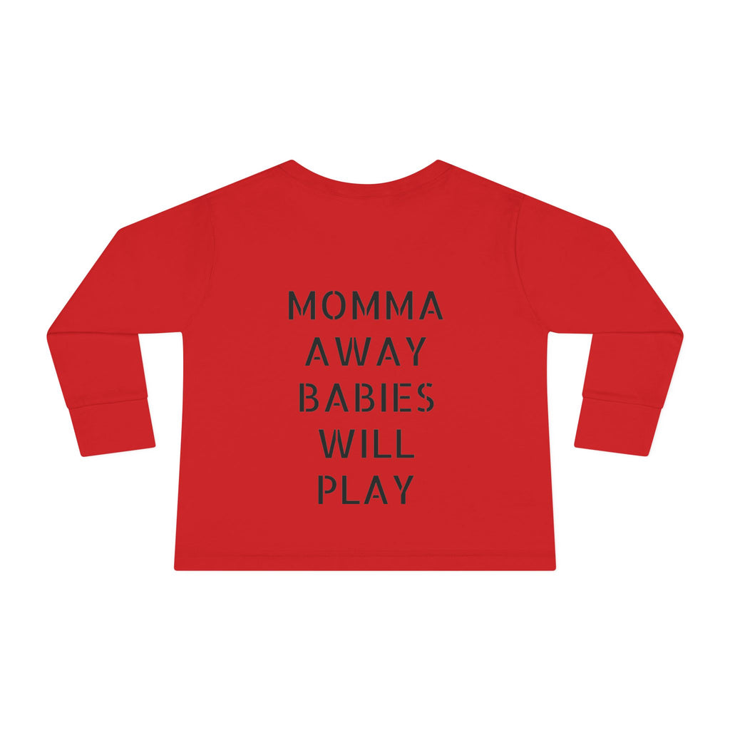 Skate Kid Mafia Toddler Long Sleeve Tee, Cozy Toddler Top, Kids Skate Shirt, Baby Shower Gift, Fun Playwear