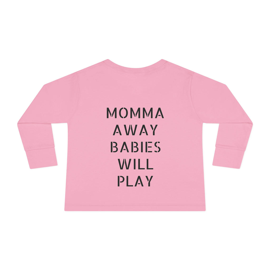 Skate Kid Mafia Toddler Long Sleeve Tee, Cozy Toddler Top, Kids Skate Shirt, Baby Shower Gift, Fun Playwear