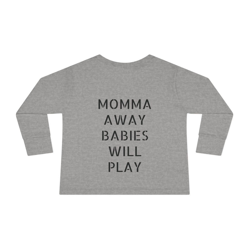 Skate Kid Mafia Toddler Long Sleeve Tee, Cozy Toddler Top, Kids Skate Shirt, Baby Shower Gift, Fun Playwear