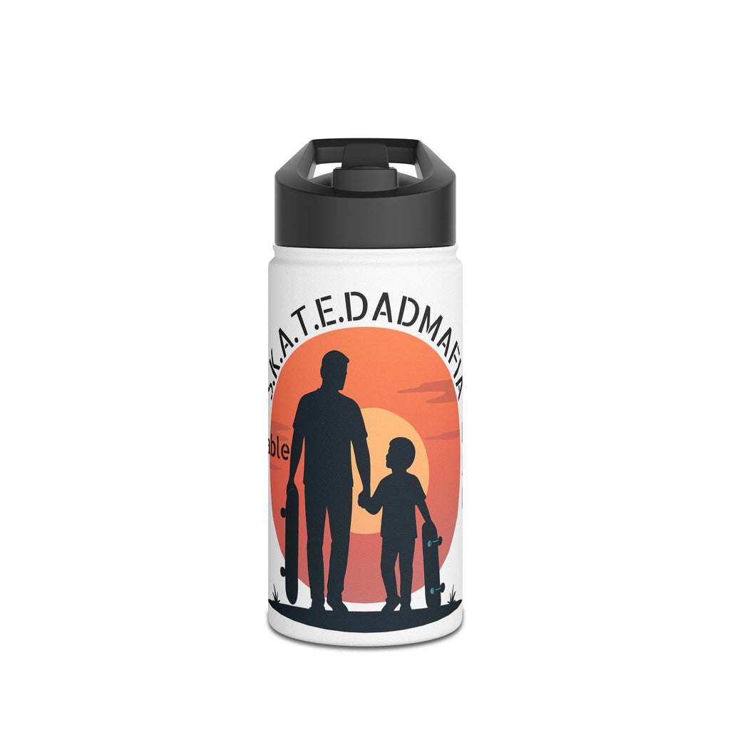 SKATE Dad mafia Stainless Steel Water Bottle | Motivational Gifts for Dads, Summer Hikes, Sport Events, Eco-Friendly Hydration