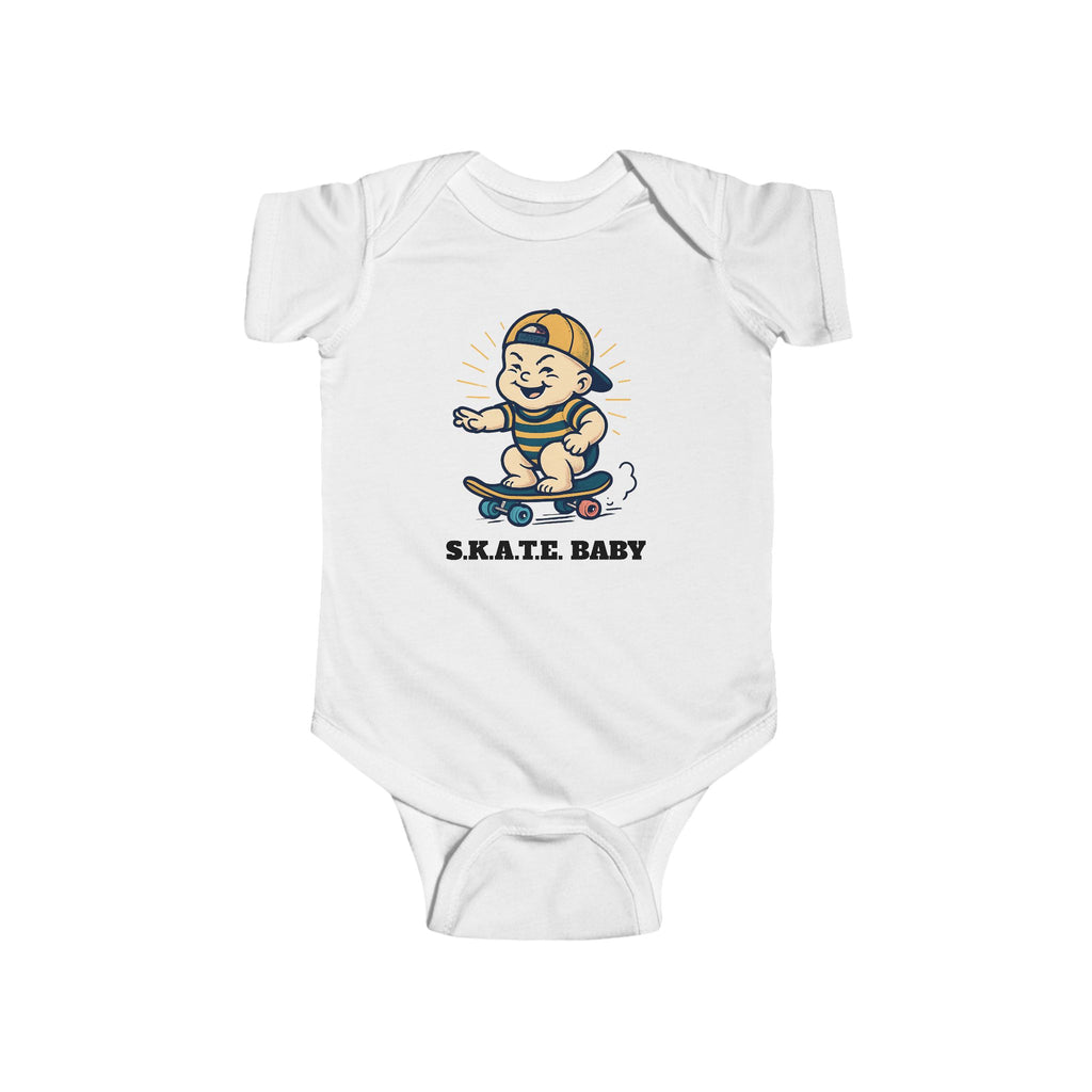 Skate Baby Bodysuit | Cute Infant Outfit, Baby Gift, Newborn Clothing, Unique Baby Shower Gift, Fun Toddler Wear
