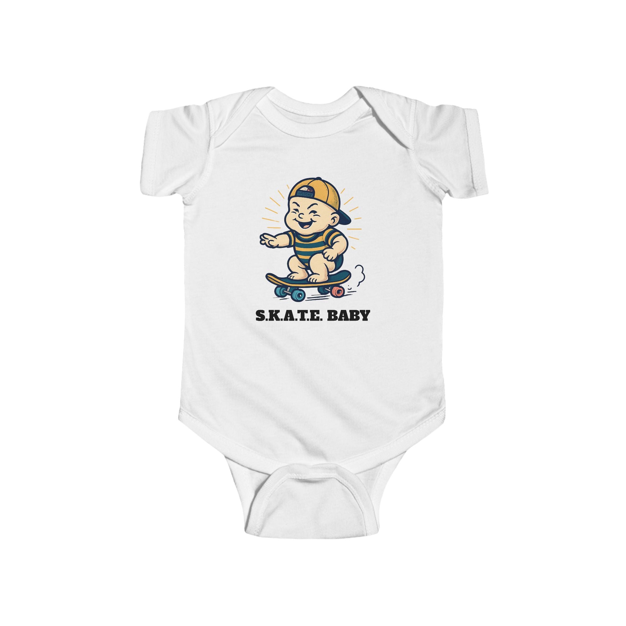 Skate Baby Bodysuit | Cute Infant Outfit, Baby Gift, Newborn Clothing, Unique Baby Shower Gift, Fun Toddler Wear