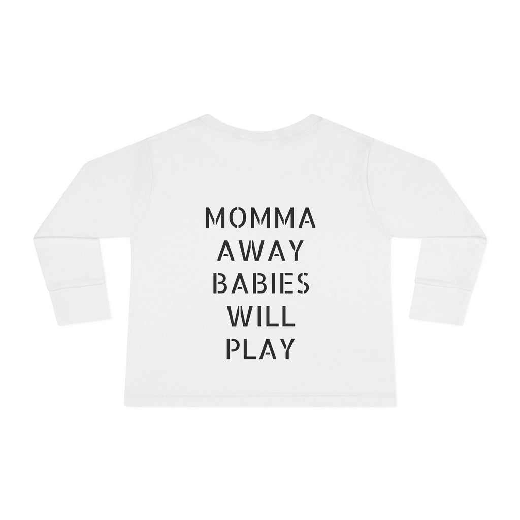 Skate Kid Mafia Toddler Long Sleeve Tee, Cozy Toddler Top, Kids Skate Shirt, Baby Shower Gift, Fun Playwear
