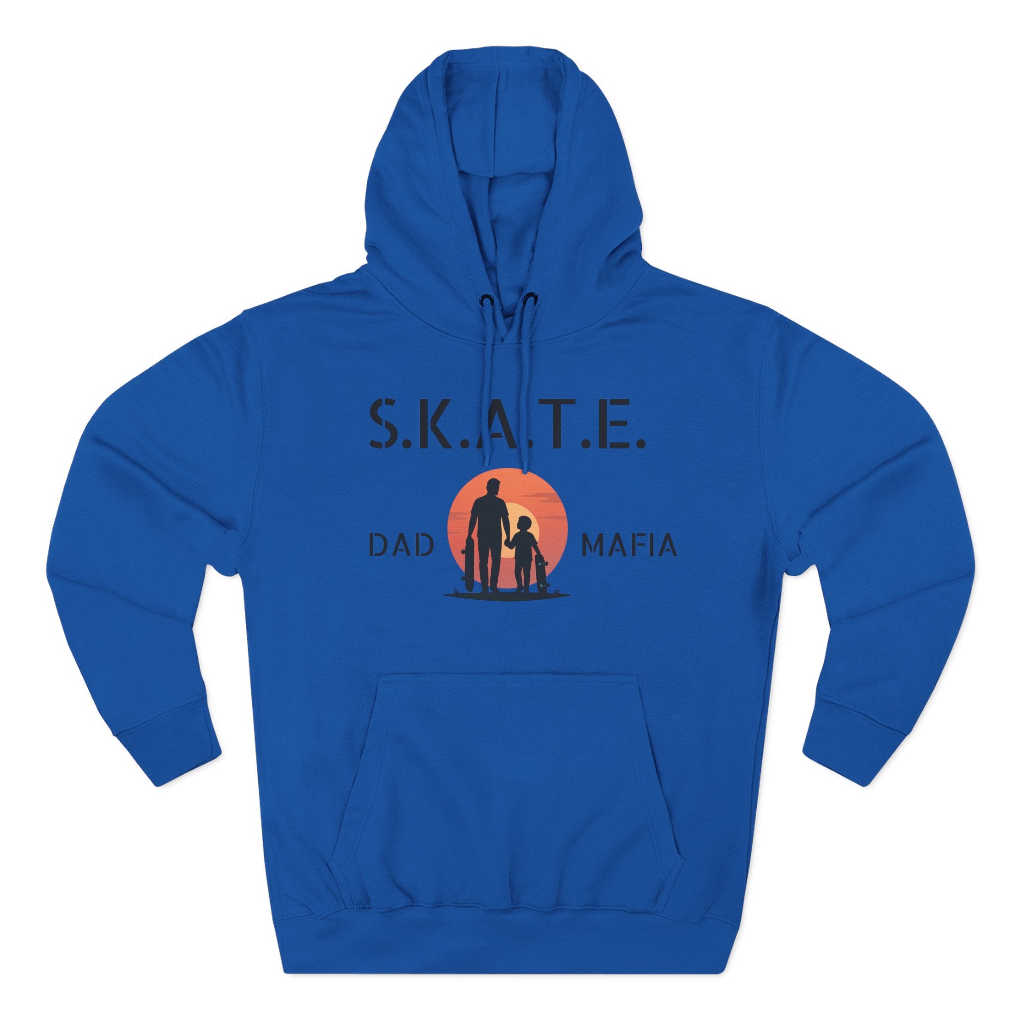 Skate Dad Hoodie – Supportive, Funny Gift for Skateboarding Parents, Perfect for Father's Day, Birthday, Casual Wear