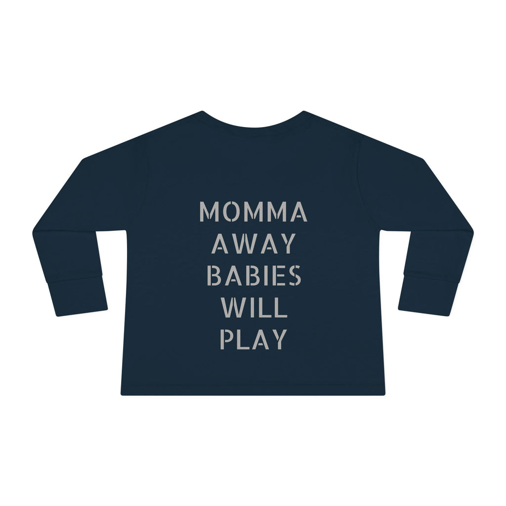 Skate Kid Mafia Toddler Long Sleeve Tee, Cozy Toddler Top, Kids Skate Shirt, Baby Shower Gift, Fun Playwear
