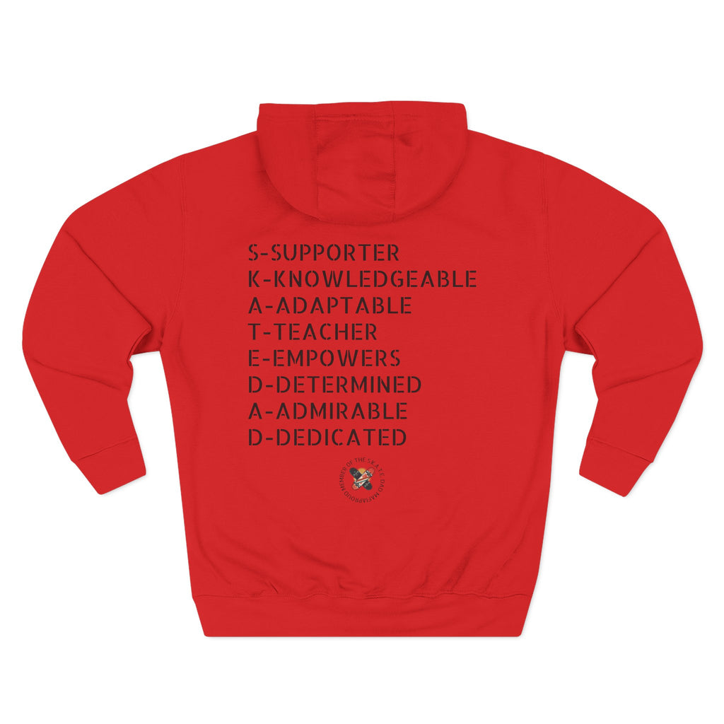 Skate Dad Hoodie – Supportive, Funny Gift for Skateboarding Parents, Perfect for Father's Day, Birthday, Casual Wear