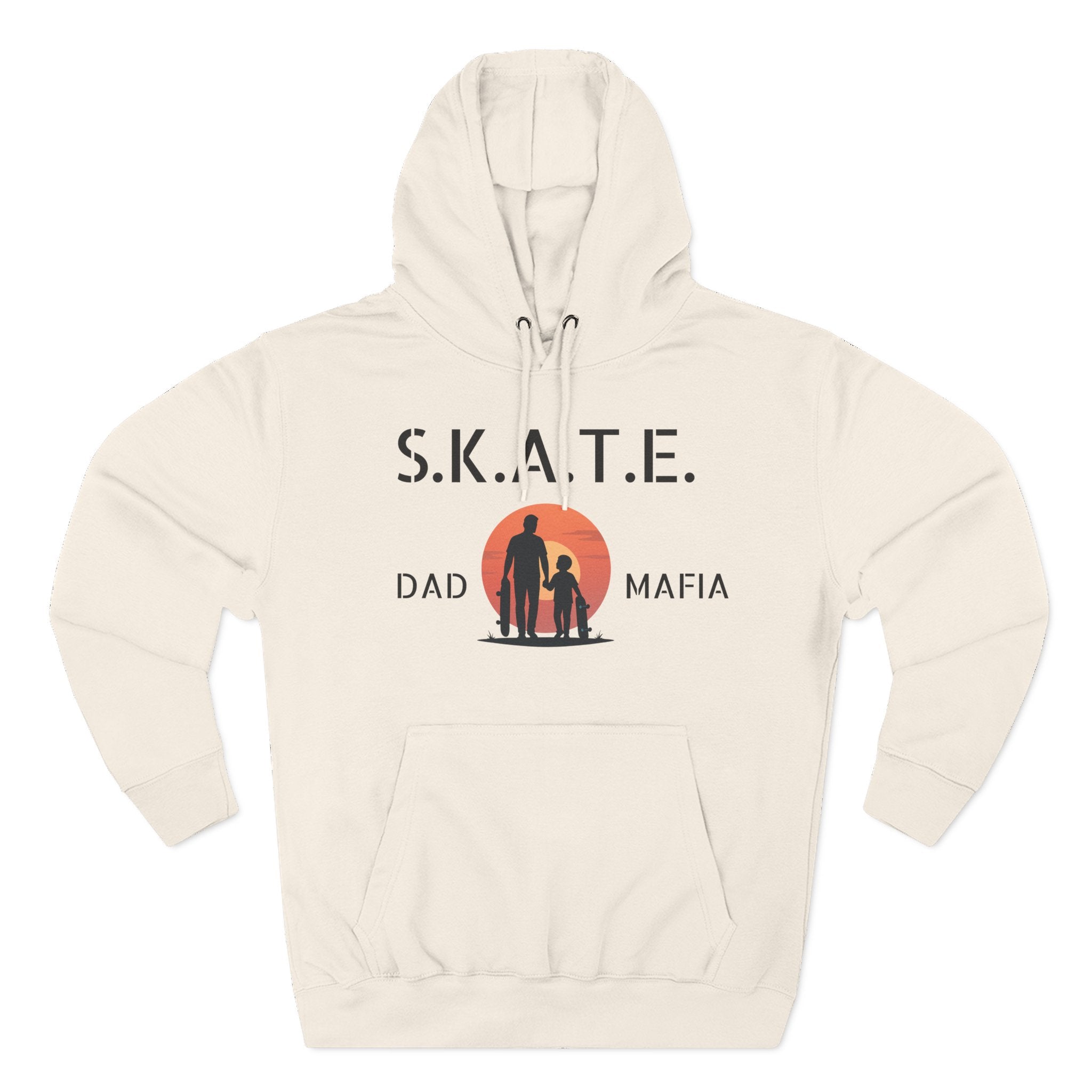 Skate Dad Hoodie – Supportive, Funny Gift for Skateboarding Parents, Perfect for Father's Day, Birthday, Casual Wear