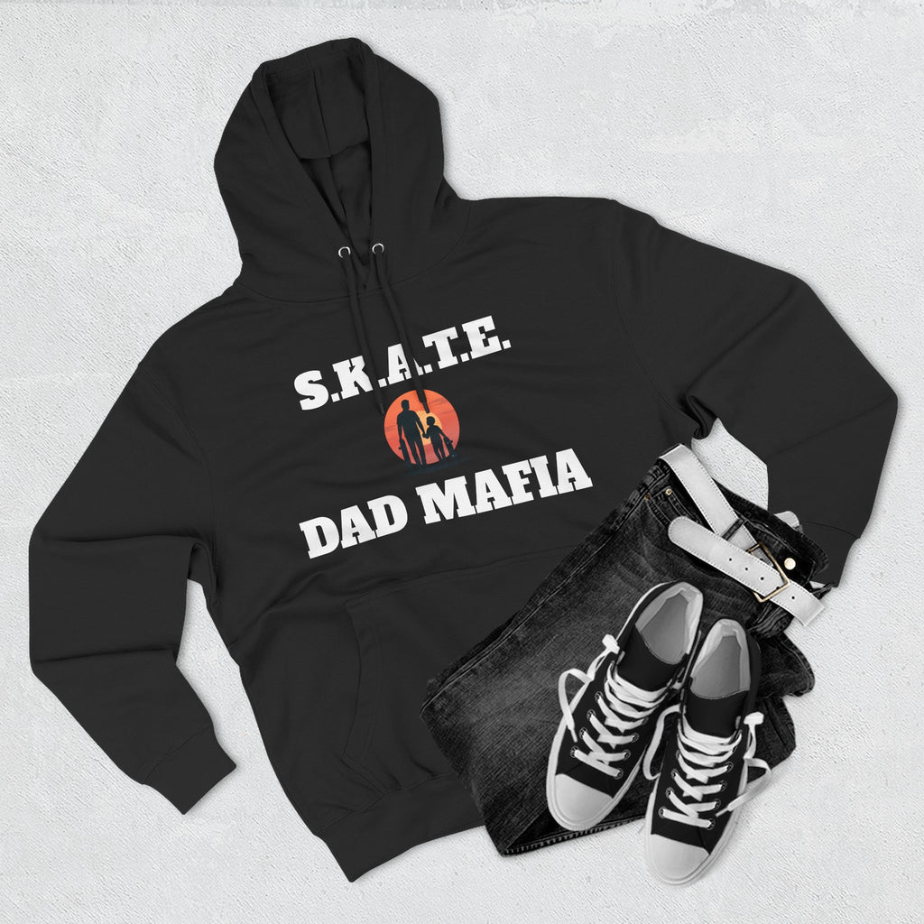Hoodie — S.K.A.T.E. Dad Mafia Skateboarding Hoodie (Supporter, Knowledgeable, Adaptable)