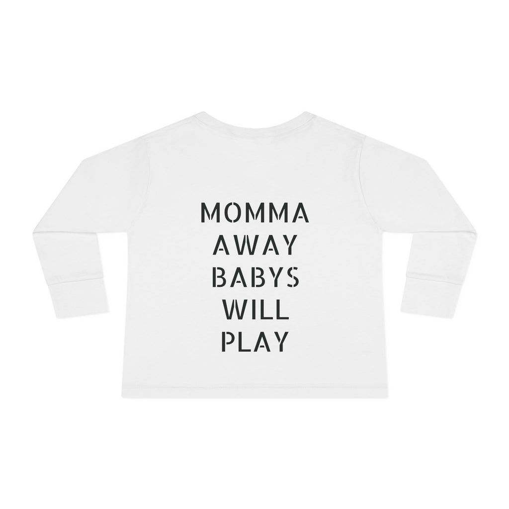 Skate Kid Mafia Toddler Long Sleeve Tee, Cozy Toddler Top, Kids Skate Shirt, Baby Shower Gift, Fun Playwear