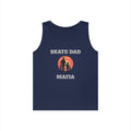Skate Dad Mafia Tank Top — Father & Kids Skateboarding Sunset Tee