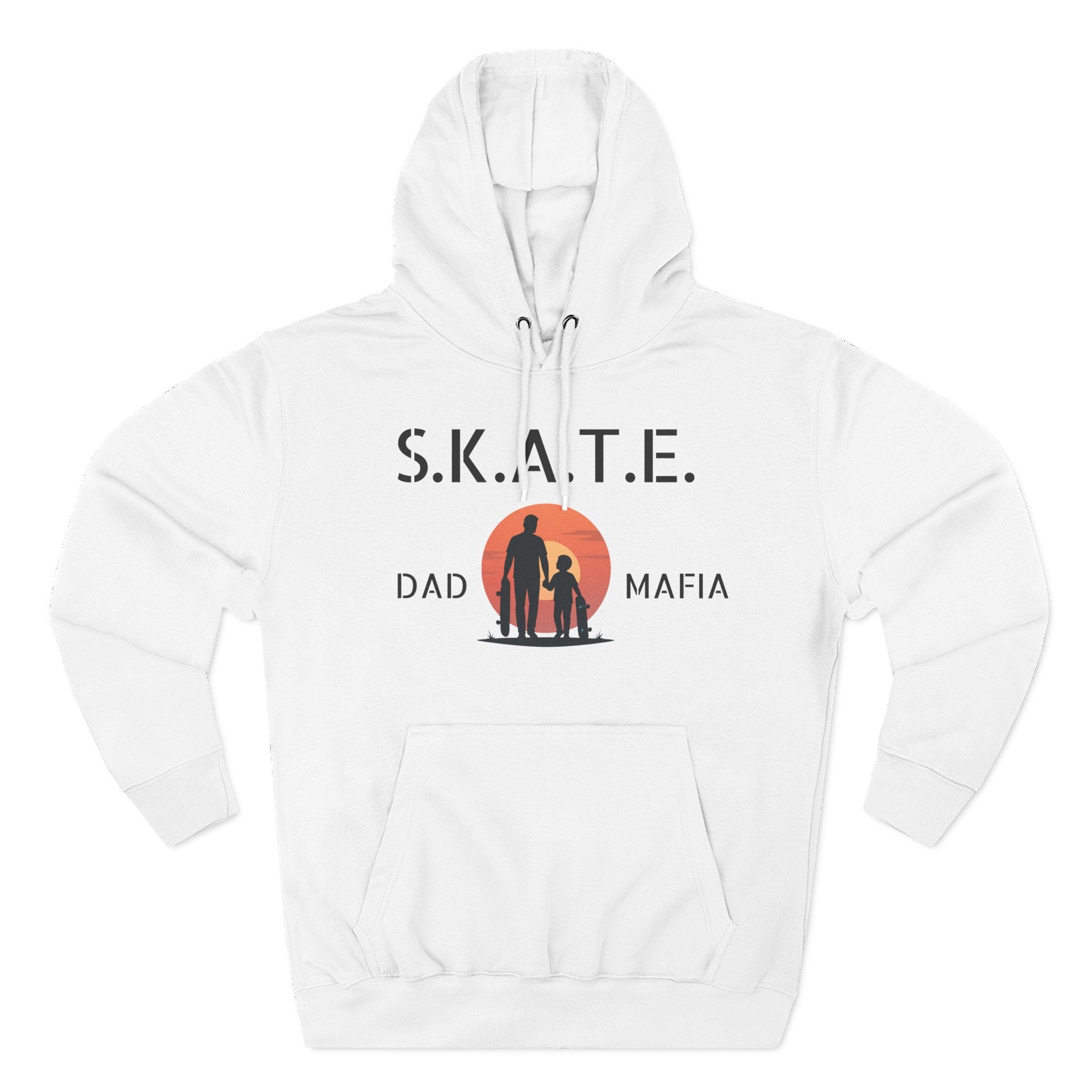 Skate Dad Hoodie – Supportive, Funny Gift for Skateboarding Parents, Perfect for Father's Day, Birthday, Casual Wear