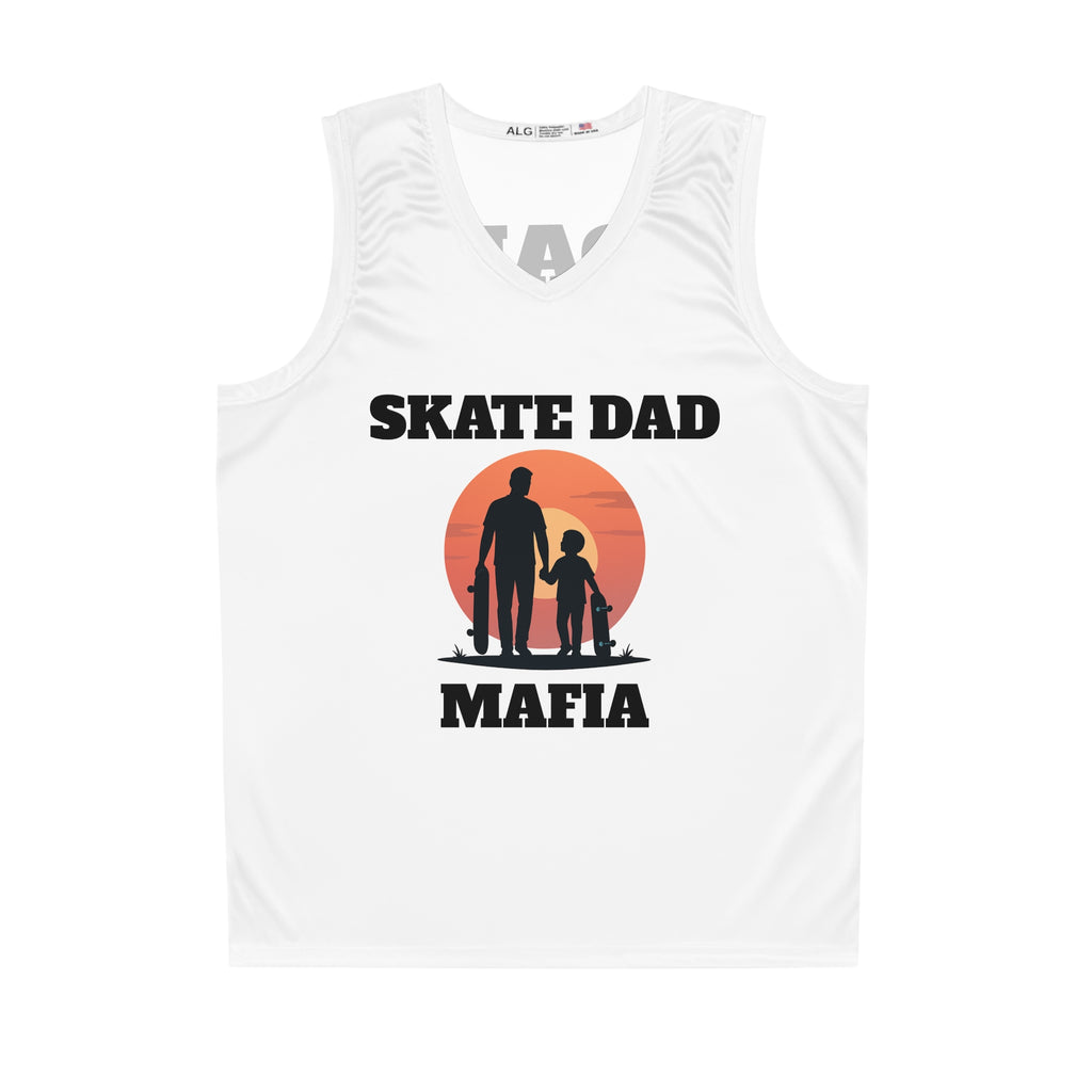 Skate Dad Jersey — "Skate Dad Mafia" Basketball Tank Top
