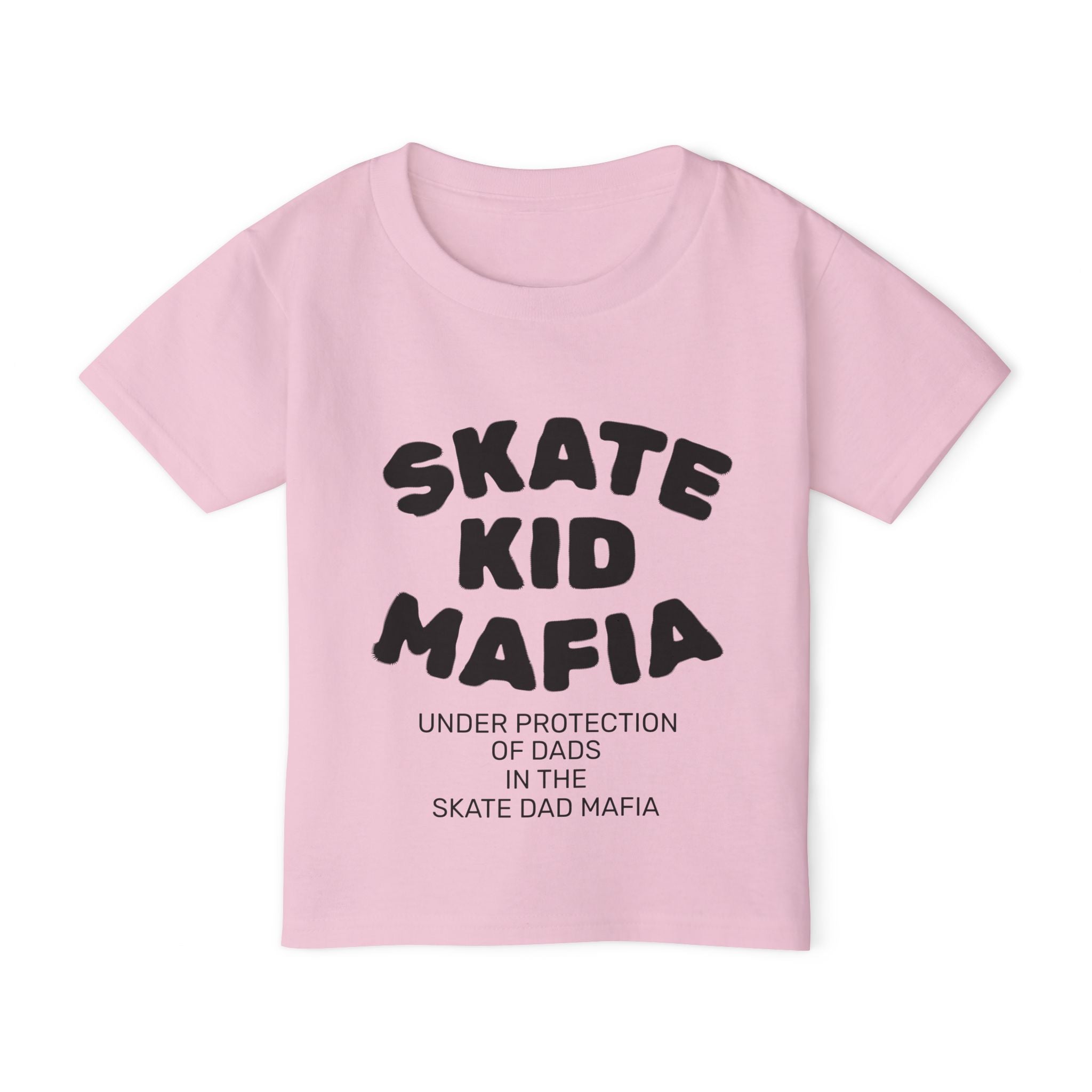 Toddler T‑Shirt — “Skate Kid Mafia” Cute Skate Dad Protection Tee