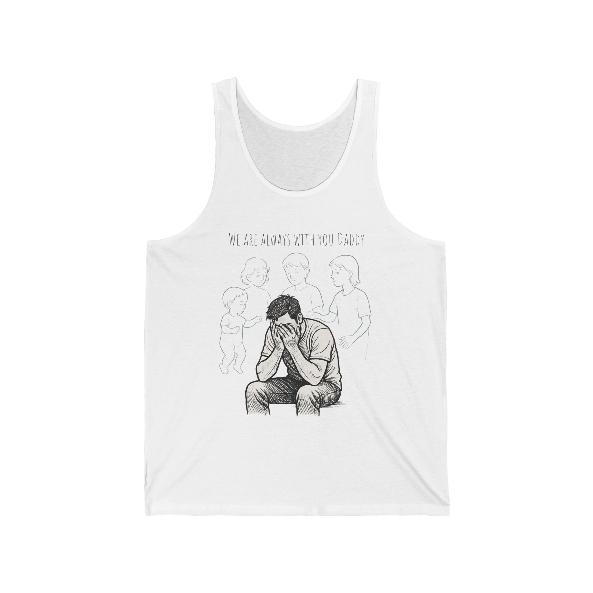 "Pay Me No Mind" skate dad mafia custom tank top
