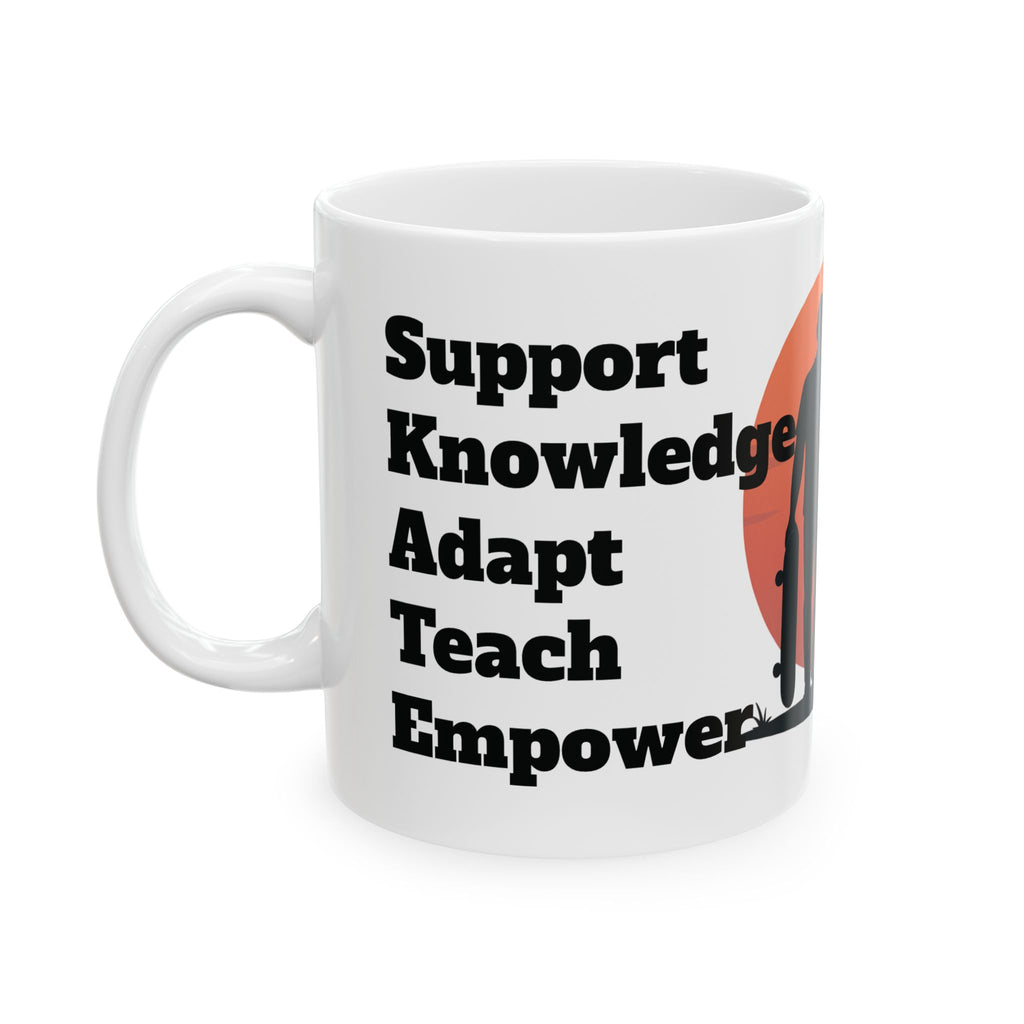 SKATE DAD MAFIA Father-Son Skater Quote Ceramic Mug, Perfect Gift for Dads, Skateboarding Lovers, Father's Day, Special Occasions, Unique Coffee Cup