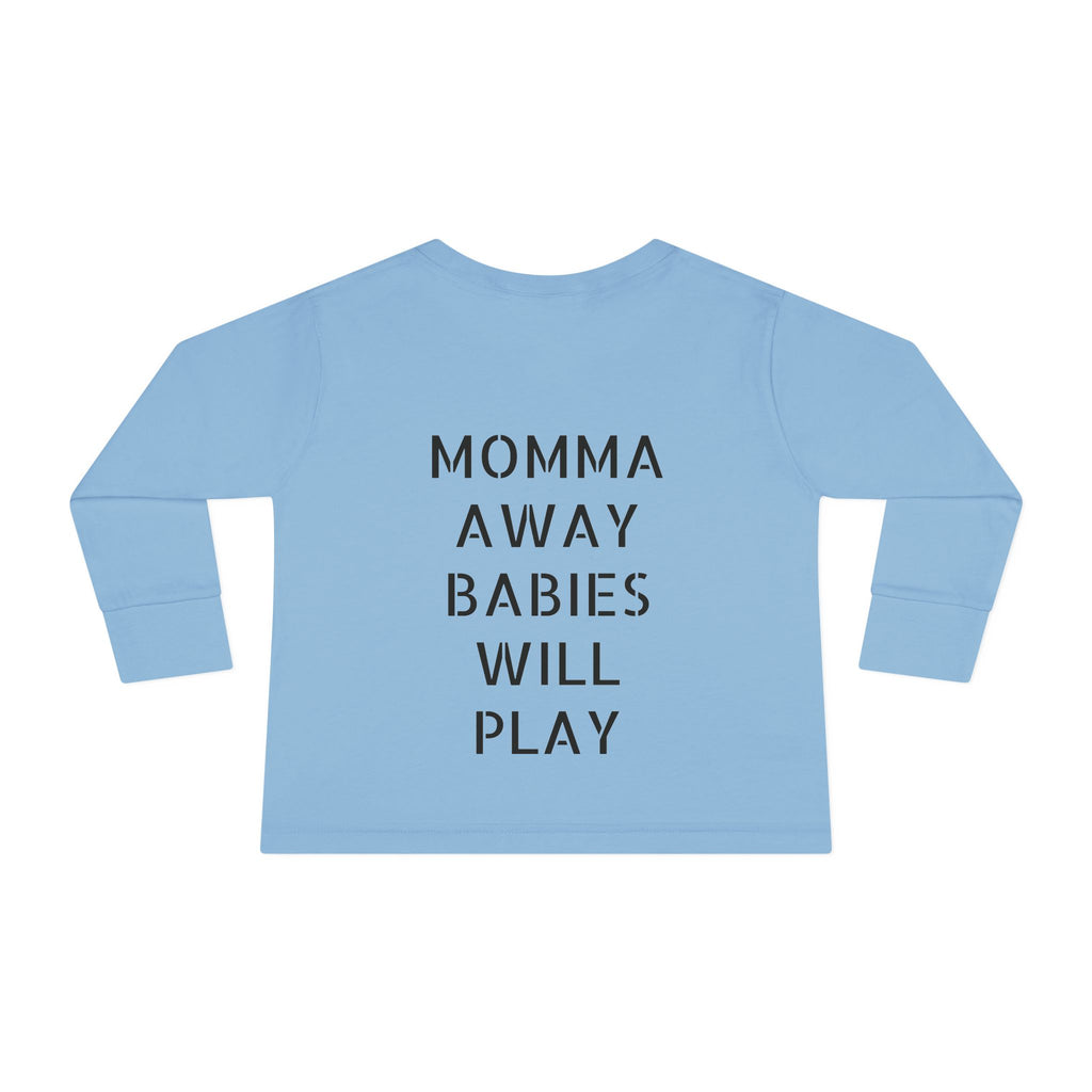 Skate Kid Mafia Toddler Long Sleeve Tee, Cozy Toddler Top, Kids Skate Shirt, Baby Shower Gift, Fun Playwear