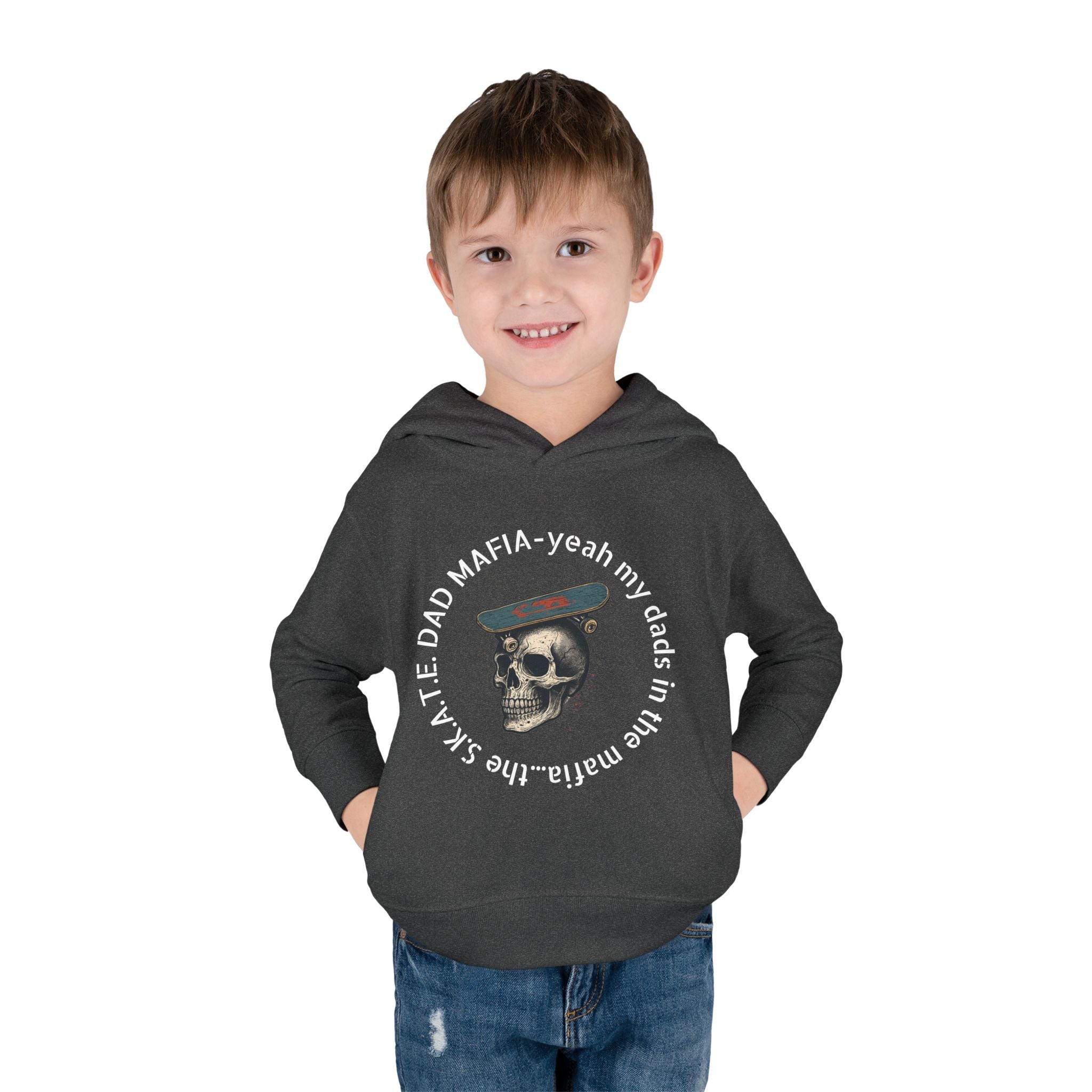 Copy of SKATE kid mafia Toddler Pullover Fleece Hoodie