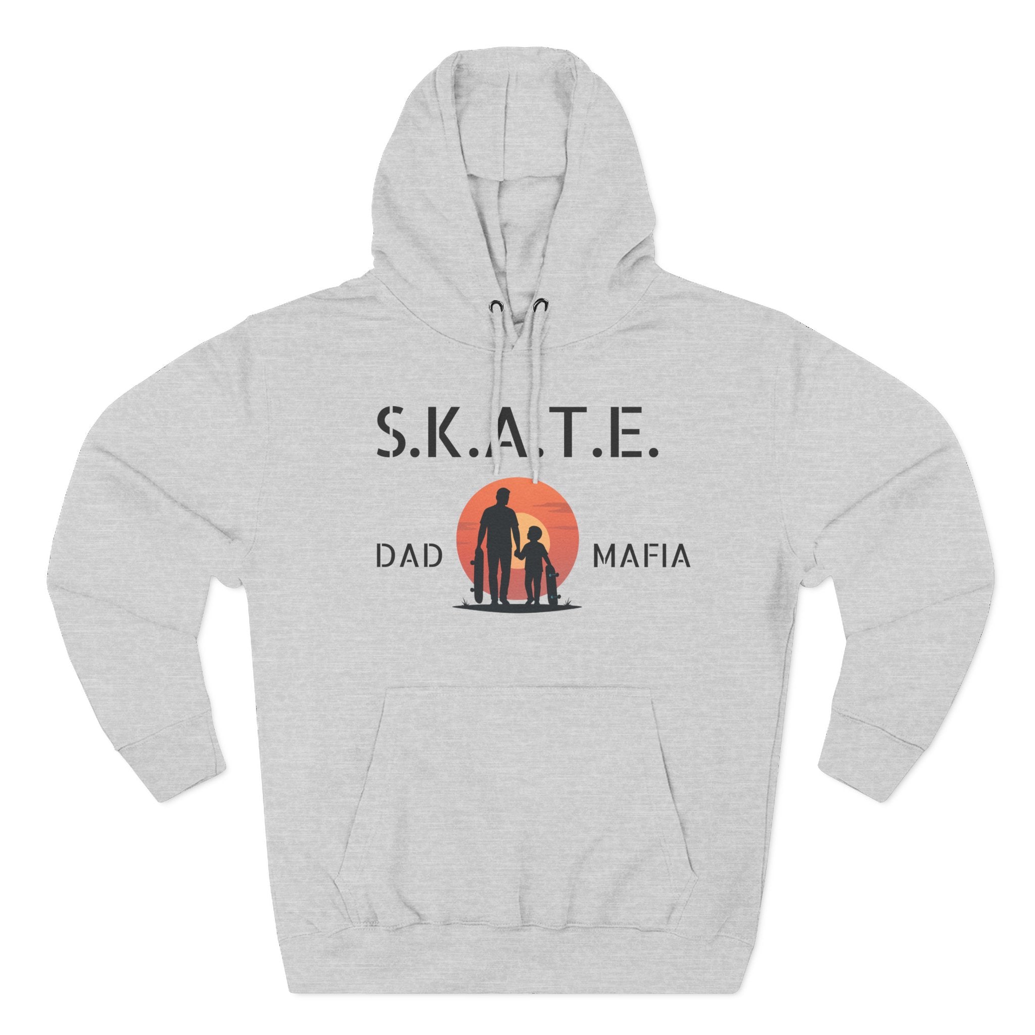 Skate Dad Hoodie – Supportive, Funny Gift for Skateboarding Parents, Perfect for Father's Day, Birthday, Casual Wear