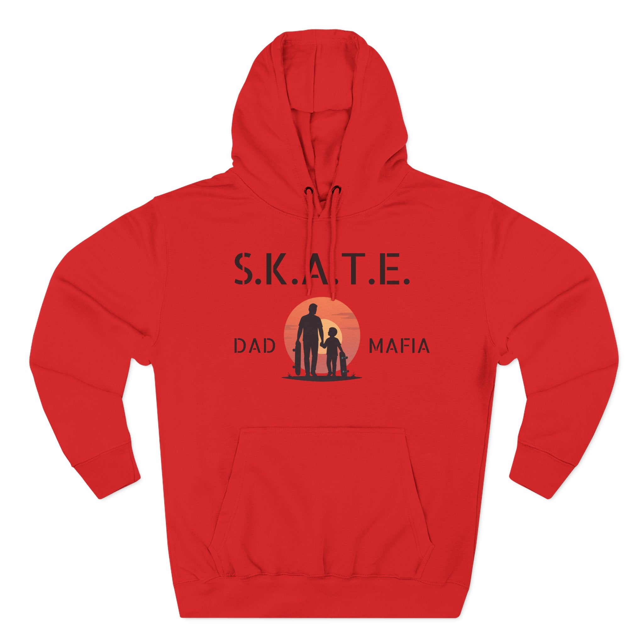 Skate Dad Hoodie – Supportive, Funny Gift for Skateboarding Parents, Perfect for Father's Day, Birthday, Casual Wear
