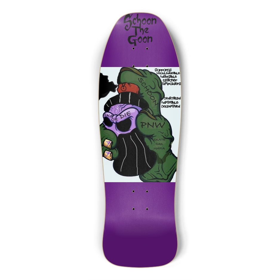 Team rider SCHOON the GOON deck