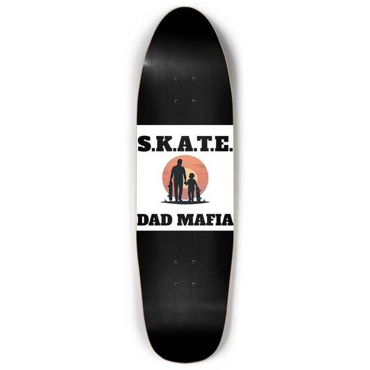 9inch Pool shape SKATE DAD MAFIA DECK
