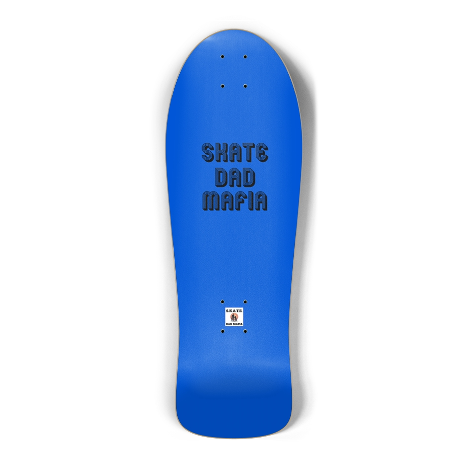 Skatedadmafia oldschool shape (blue)
