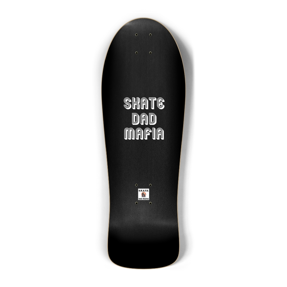 Skatedadmafia old school shape (black)